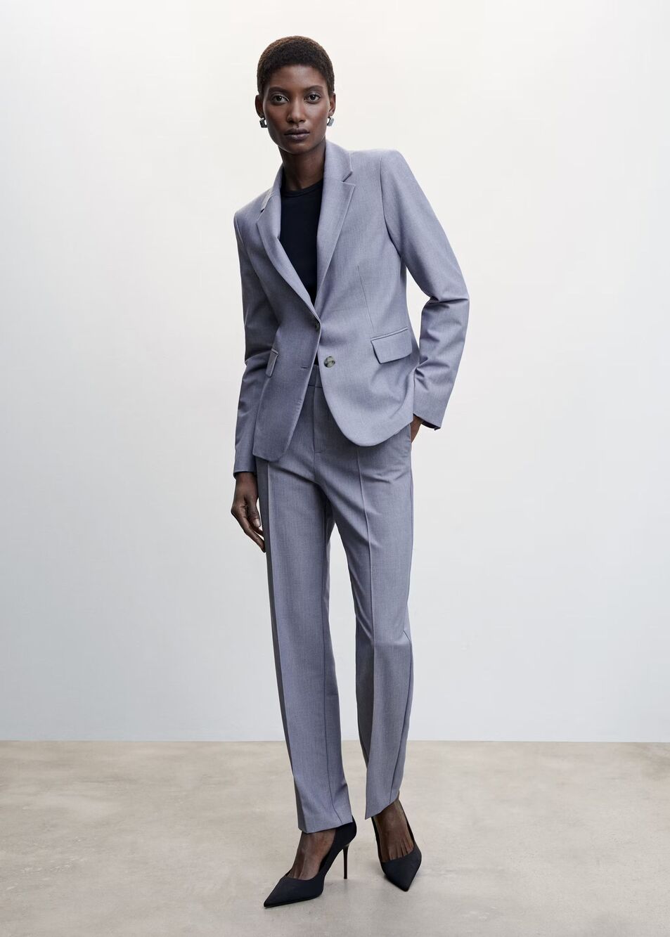 NWT Mango light blue suit, size 8/10